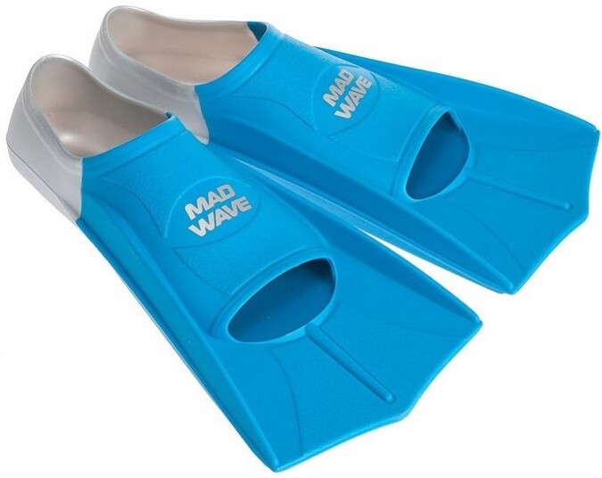Mad Wave Short Training Fins Blue 37/38