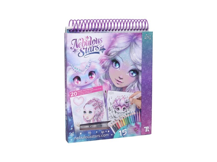 Wiky Nebulous W021585 Stars omalovánky vodové fixy