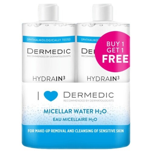 Dermedic Hydrain Micelární voda duopack 2x500ml