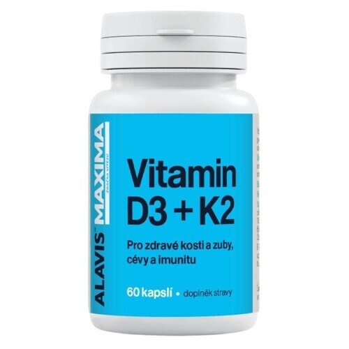 ALAVIS MAXIMA Vitamin D3+K2 cps.60
