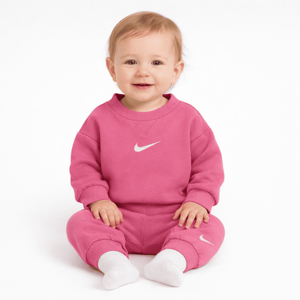 Nike baby essential fleece crew set 0-3m