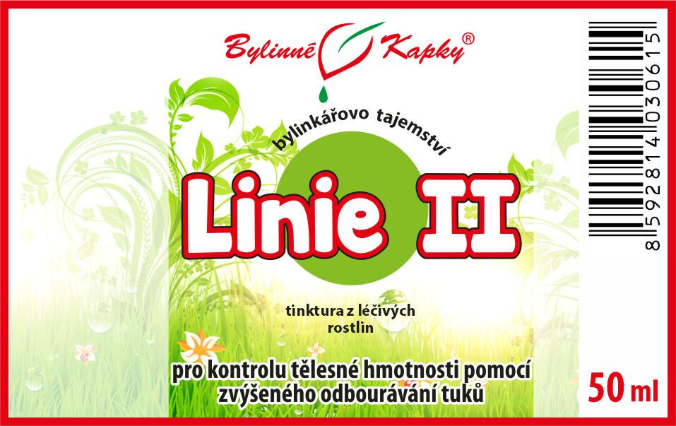 Linie II - TCM - Bylinné kapky (tinktura) Bylinkářovo tajemství 50 ml