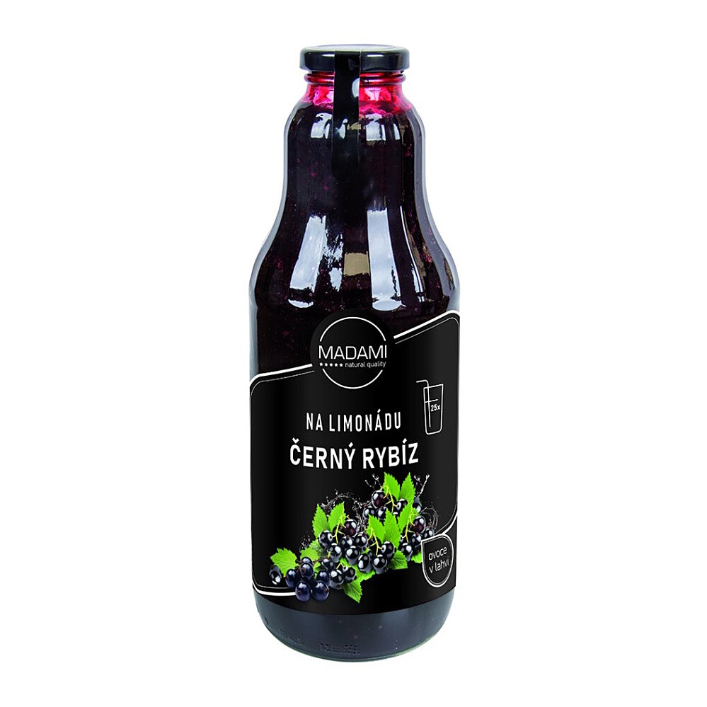MADAMI Ovoce na limonádu černý rybíz 1000 ml