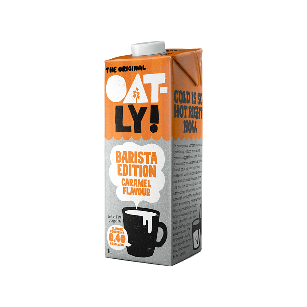 OATLY Ovesný nápoj barista karamel 1 litr