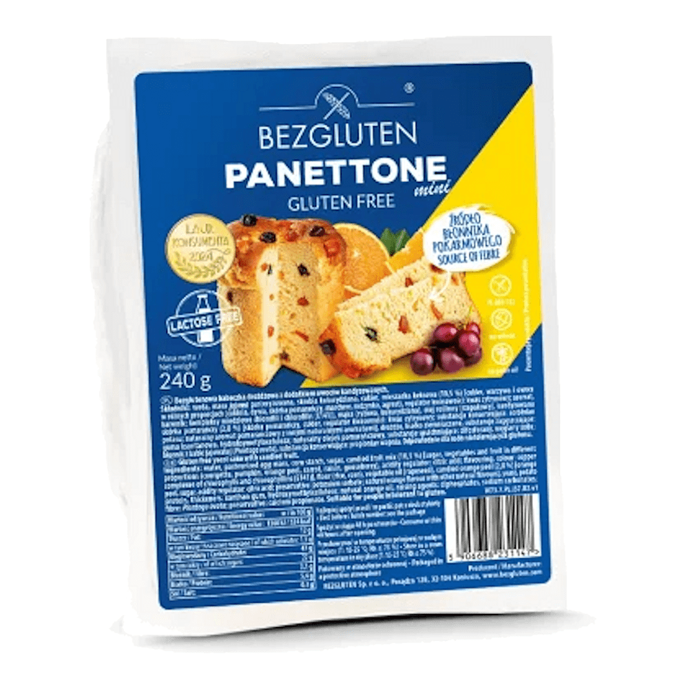 BEZGLUTEN Panettone mini biskupský chléb bez lepku 240 g