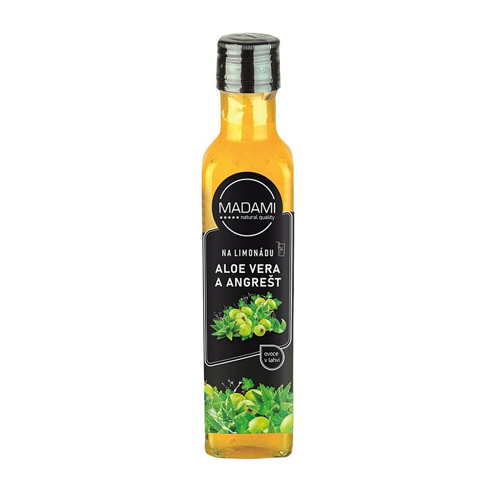 MADAMI Ovoce na limonádu aloe vera & angrešt 250 ml