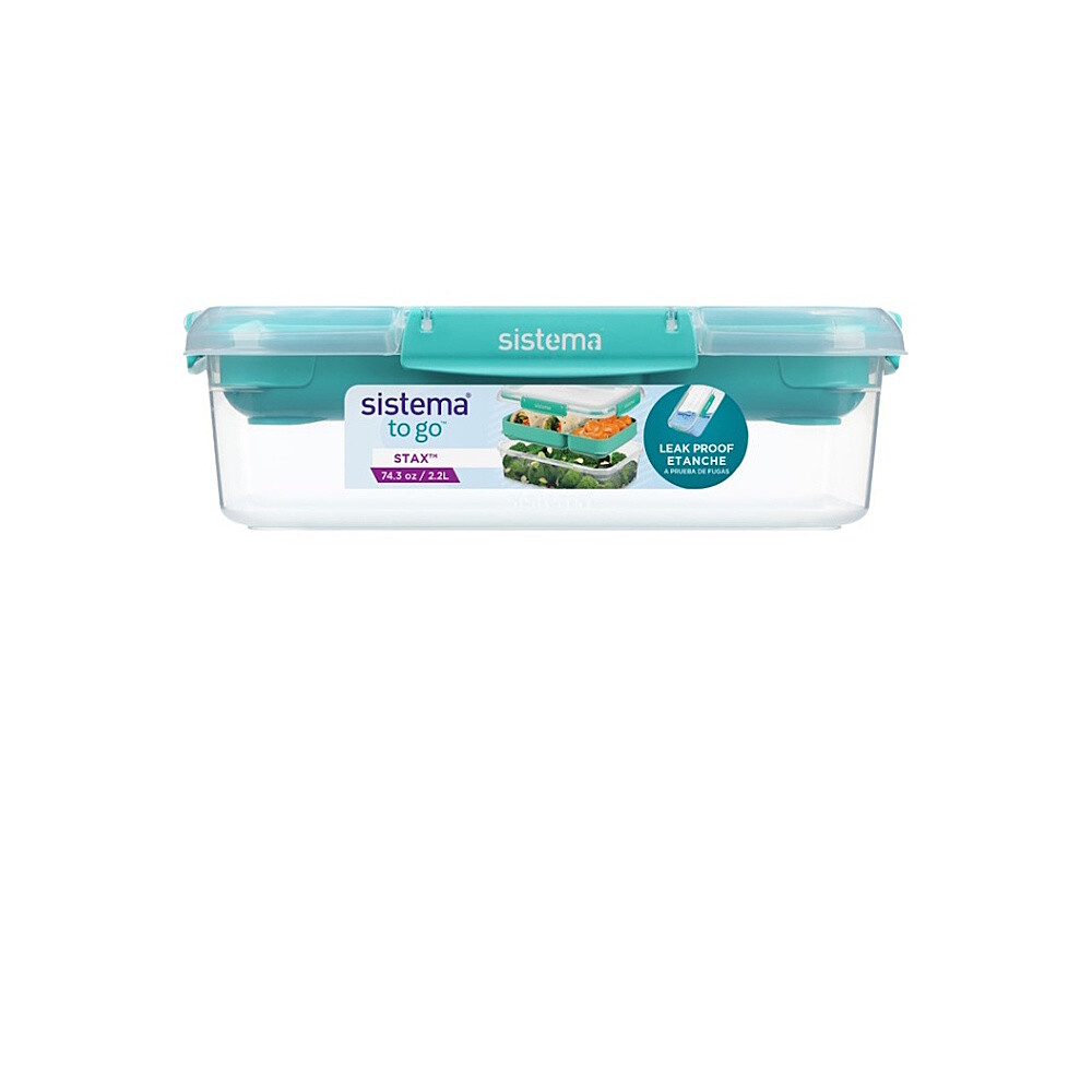 SISTEMA To go stax krabička mátově zelená 2,2 l