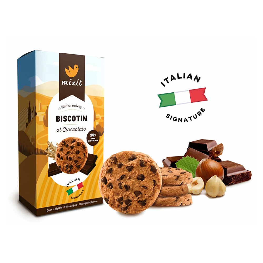 MIXIT Italian bakery sušenky biscotin al cioccolato 170 g