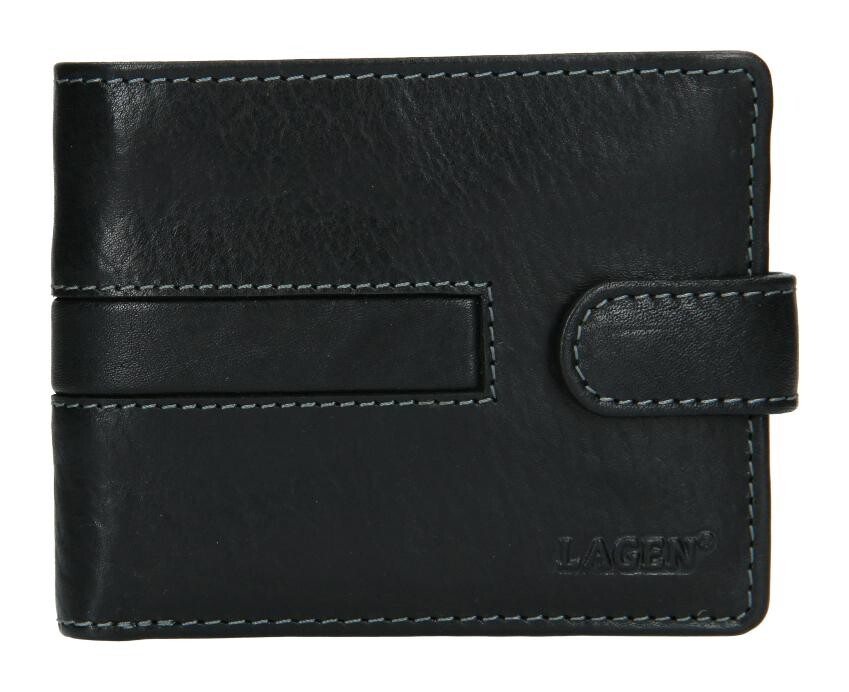 Pánská kožená peněženka Lagen 1997/T Black
