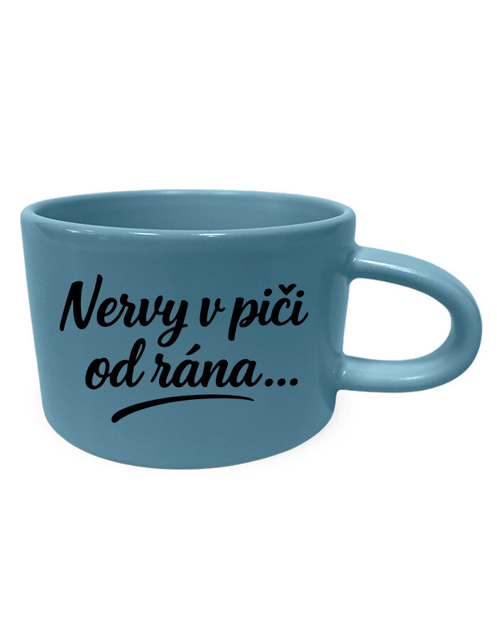 Hrnek makronka Nervy v piči od rána