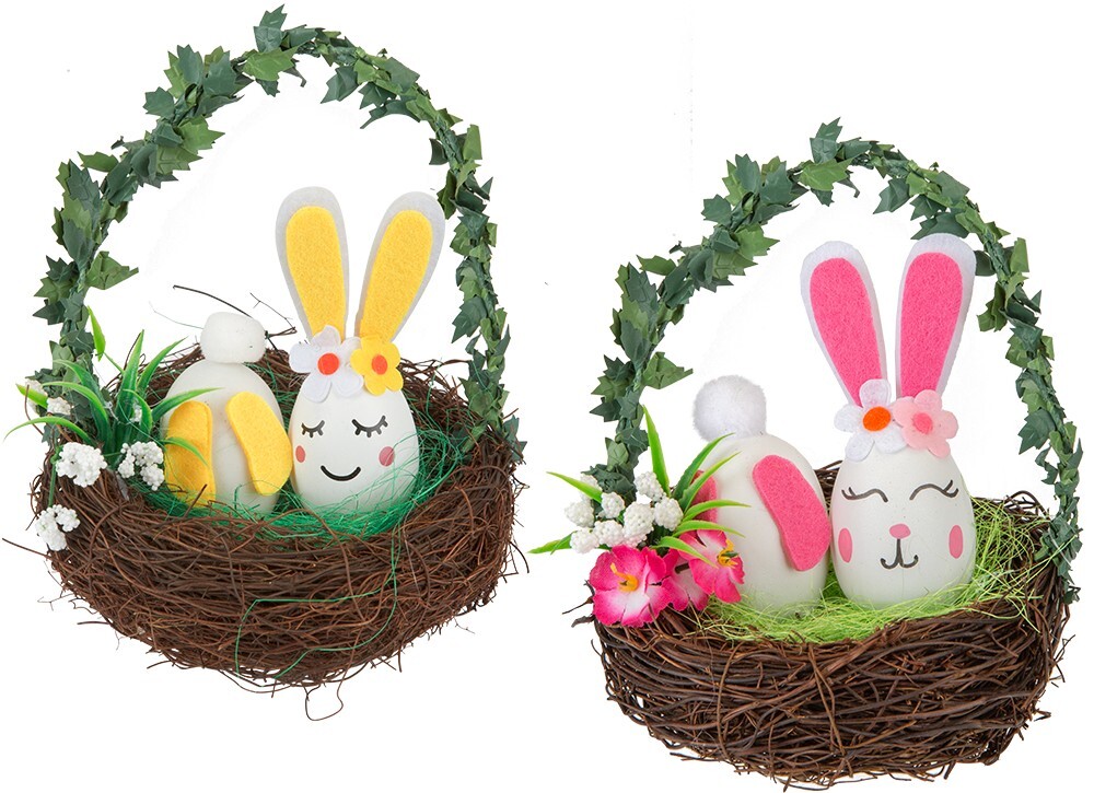 Velikonoce Zajíček v košíku