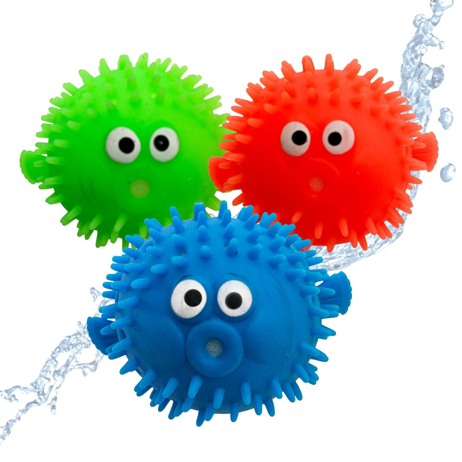 Schildkröt - mačkací hračky s efektem vodní bomby Water Squeezies - sada 3 ks