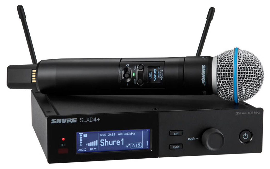 Shure Pro SLXD24+E/B58-G65