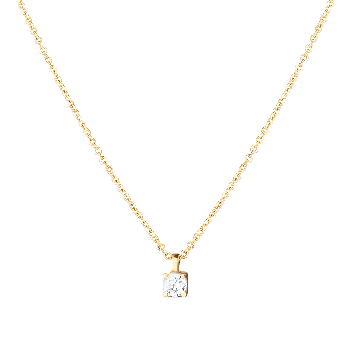 Náhrdelník se syntetickými kameny 276-087-002490 1.90g