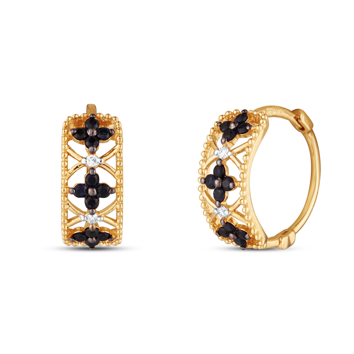 Náušnice s přírodními kameny 234-478-060958 2.10g