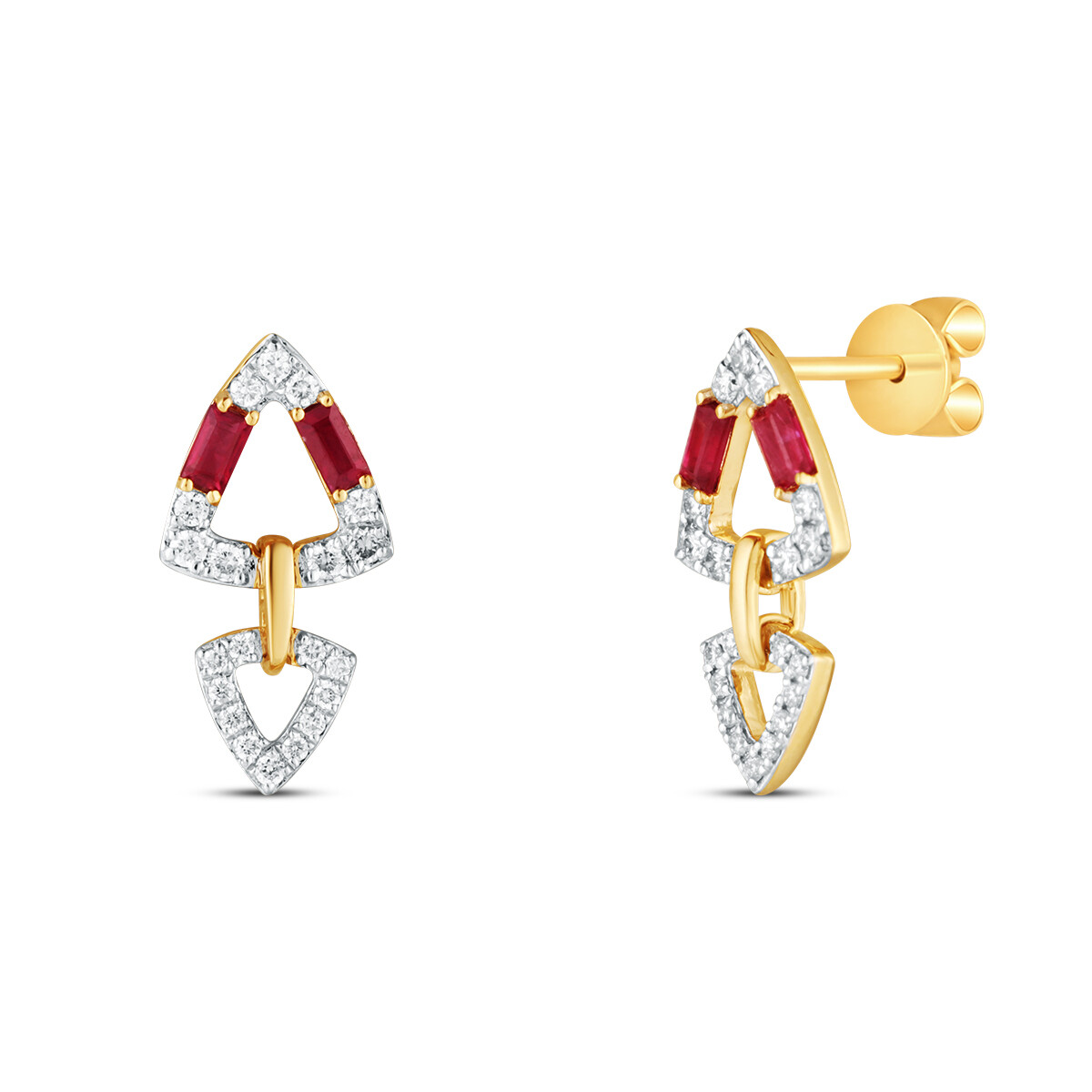 Náušnice s přírodními kameny 234-478-049018 1.85g