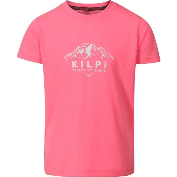 KILPI ALBION Dívčí bavlněné tričko, růžová, velikost