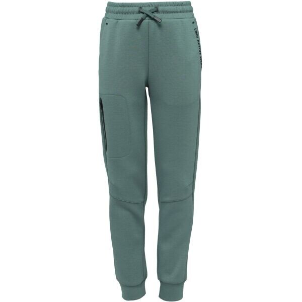 Lewro PADRAY Dětské tepláky, zelená, velikost 140-146