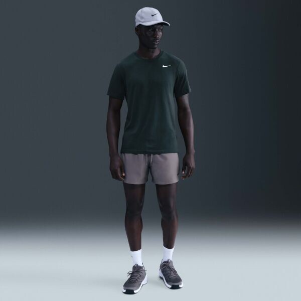 Nike DRI-FIT Pánské tréninkové tričko, tmavě zelená, velikost