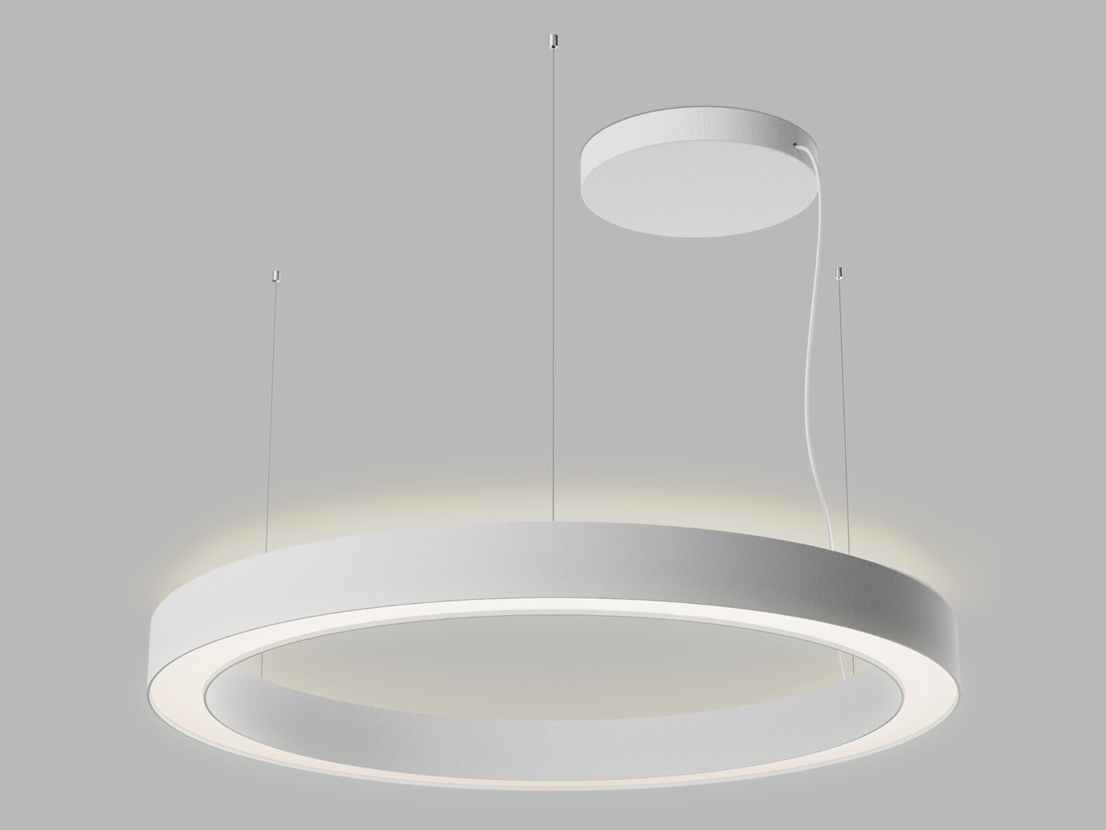 LED2 3276571D Závěsné svítidlo SATURN SLIM II 100 P/N-Z, W DALI/PUSH 120W (80+40) 2700K/3000K/4000K bílá