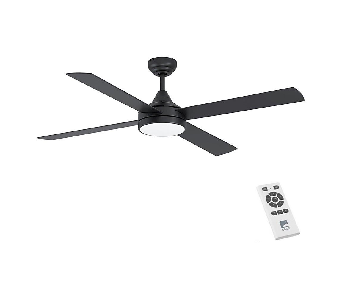 Eglo 35085 - LED Stmívatelný stropní látor TRINIDAD LED/20W/230V + DO černá 35085