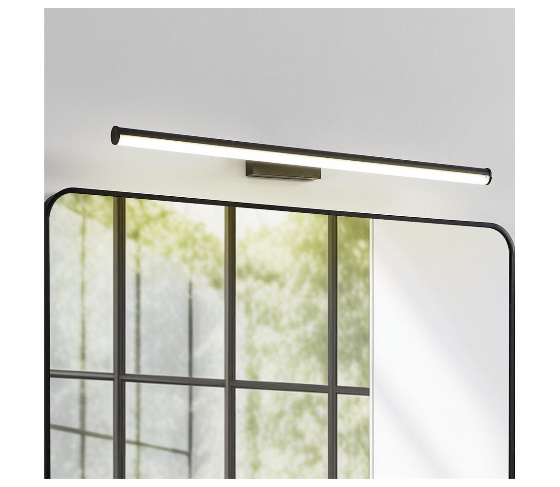 Eglo 901959 - LED Koup. osvětlení zrcadla VADUMI LED/14W/230V 78 cm IP44 černá 901959