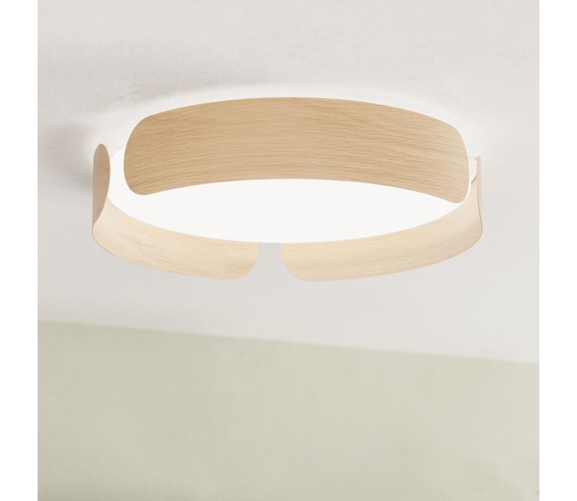 Eglo 901827 - LED Stropní svítidlo VALCASOTTO LED/20W/230V pr. 37 cm béžová 901827