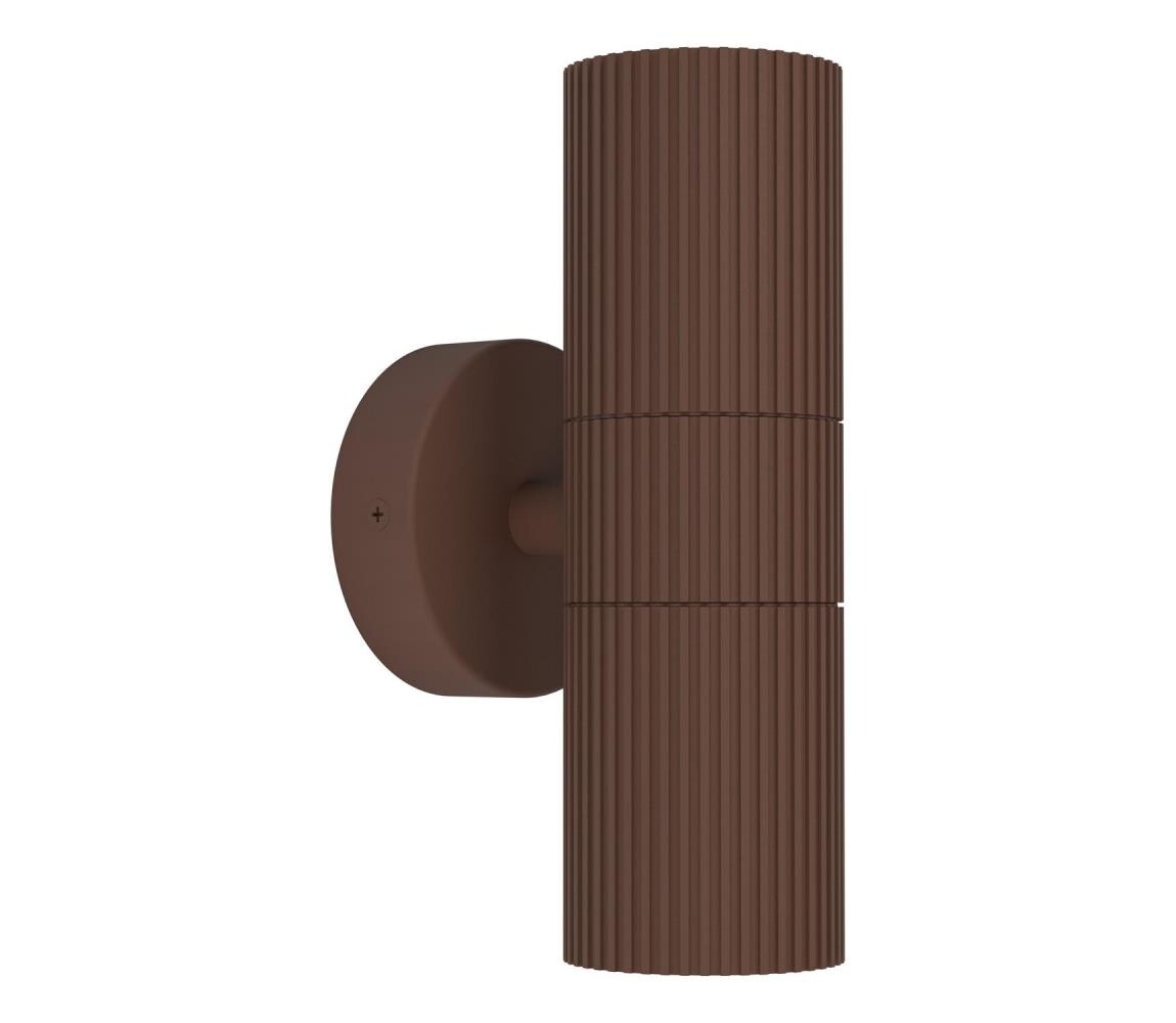 Eglo 902041 - Venkovní nástěnné svítidlo TOMELLOSO 2xGU10/28W/230V IP44 hnědá 902041