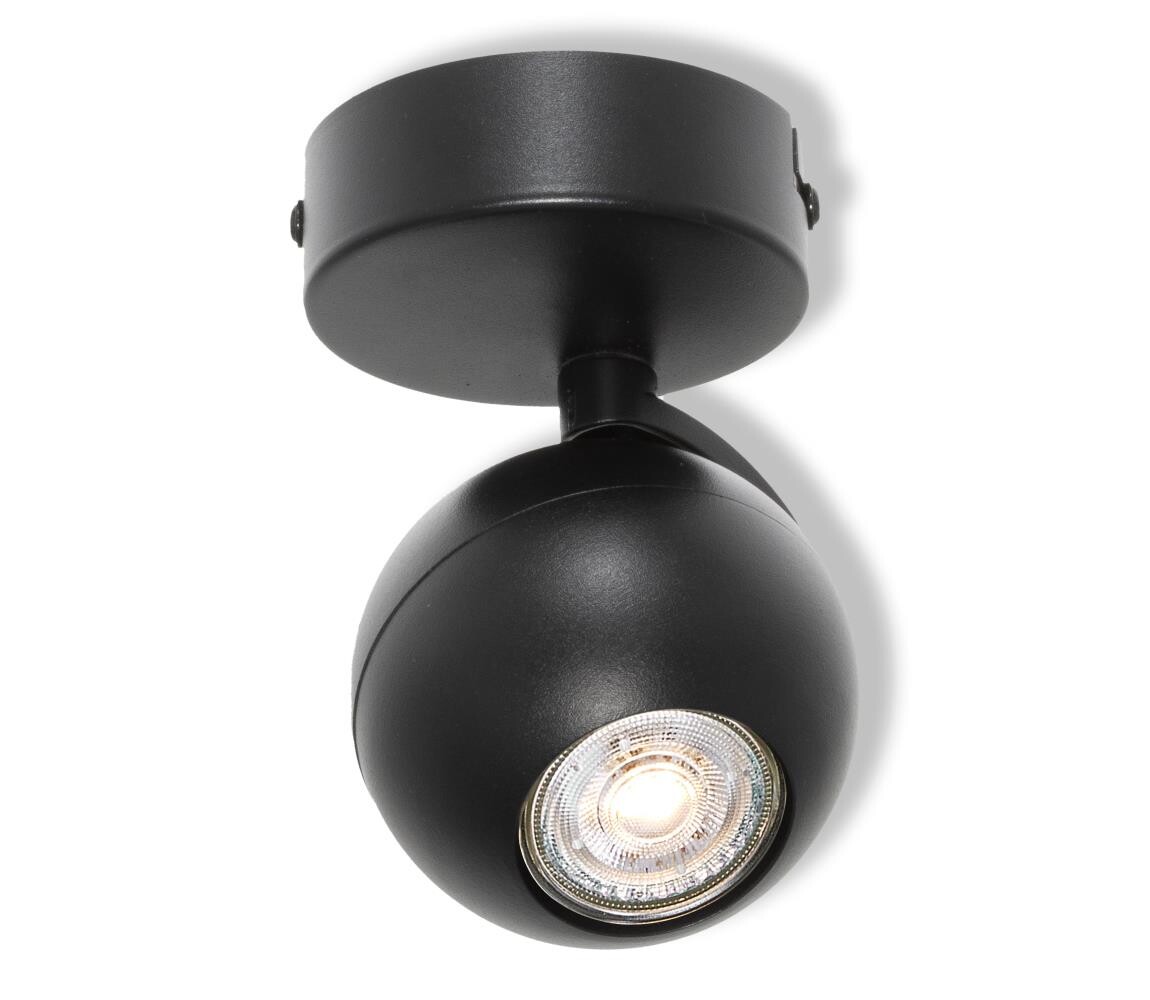 Osram - Bodové svítidlo SPOT SPHERAL 1xGU10/6W/230V černá 4099854588402