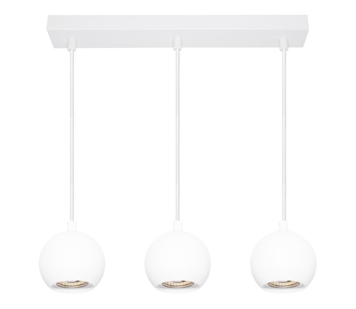 Osram - Lustr na lanku SPOT SPHERAL 3xGU10/6W/230V bílá 4099854588723