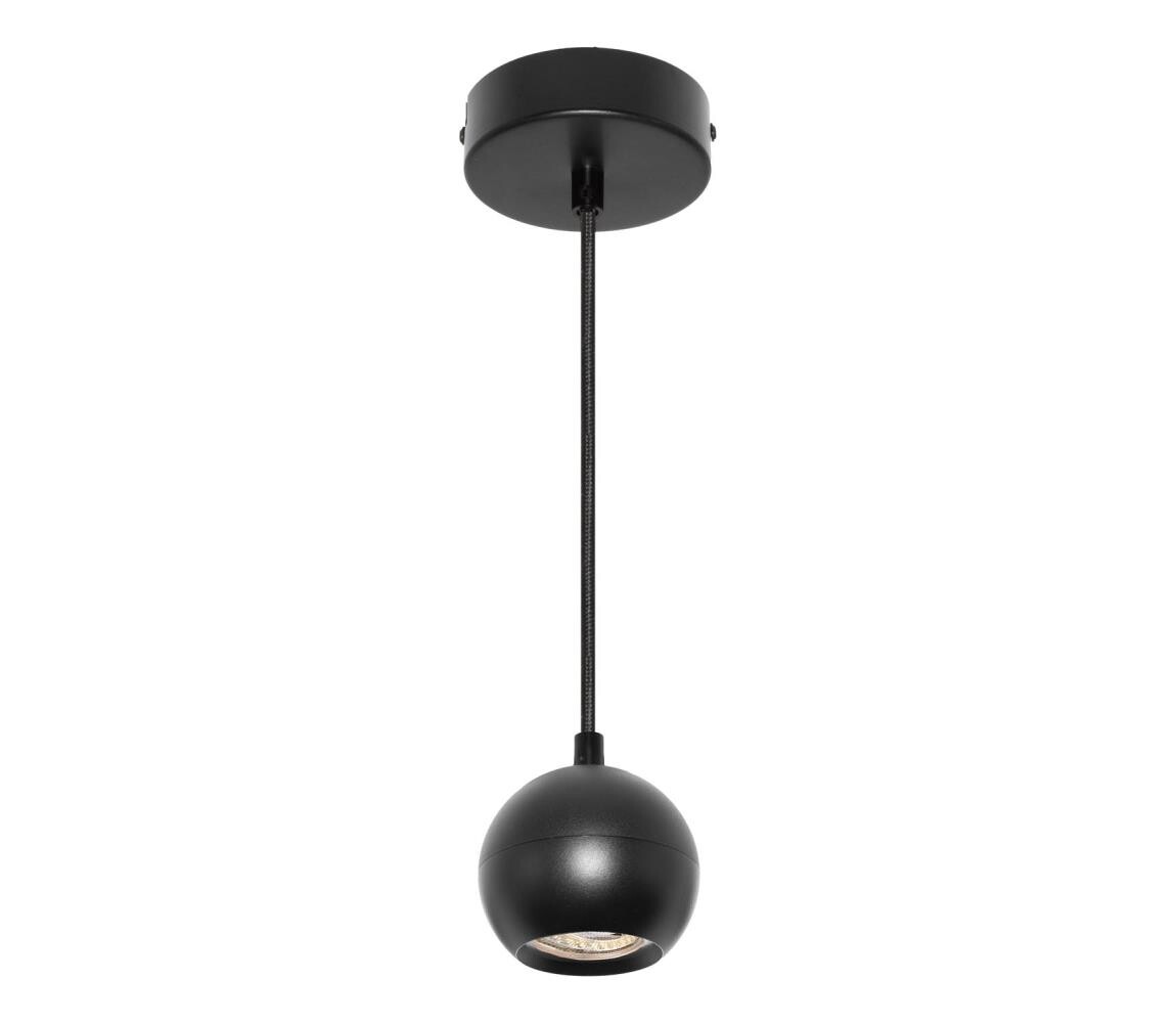 Osram - Lustr na lanku SPOT SPHERAL 1xGU10/6W/230V černá 4099854588525