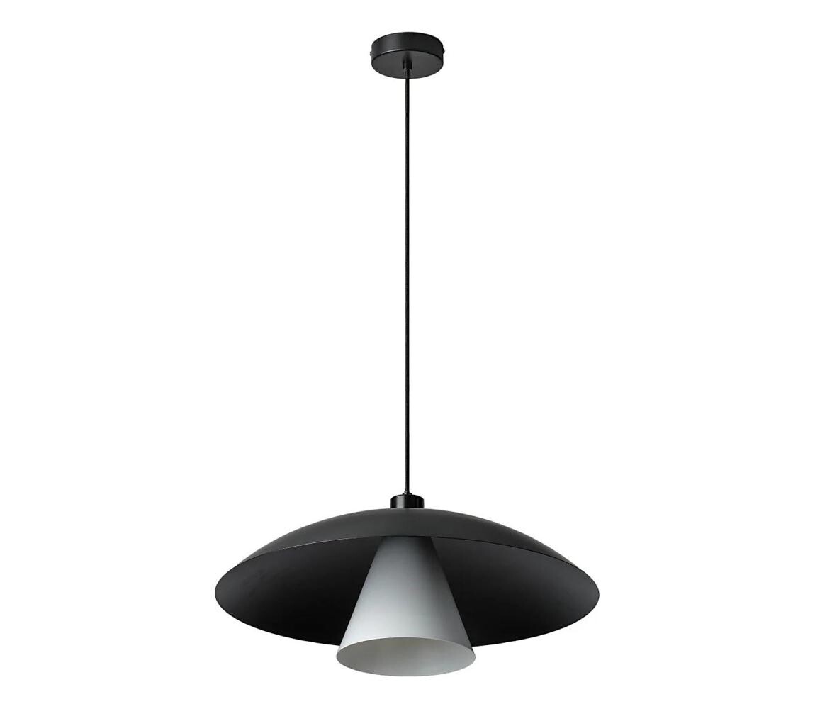 Osram - Lustr na lanku DECOR FLYING MUSHROOM 1xE27/25W/230V pr. 50 cm černá 4058075846968
