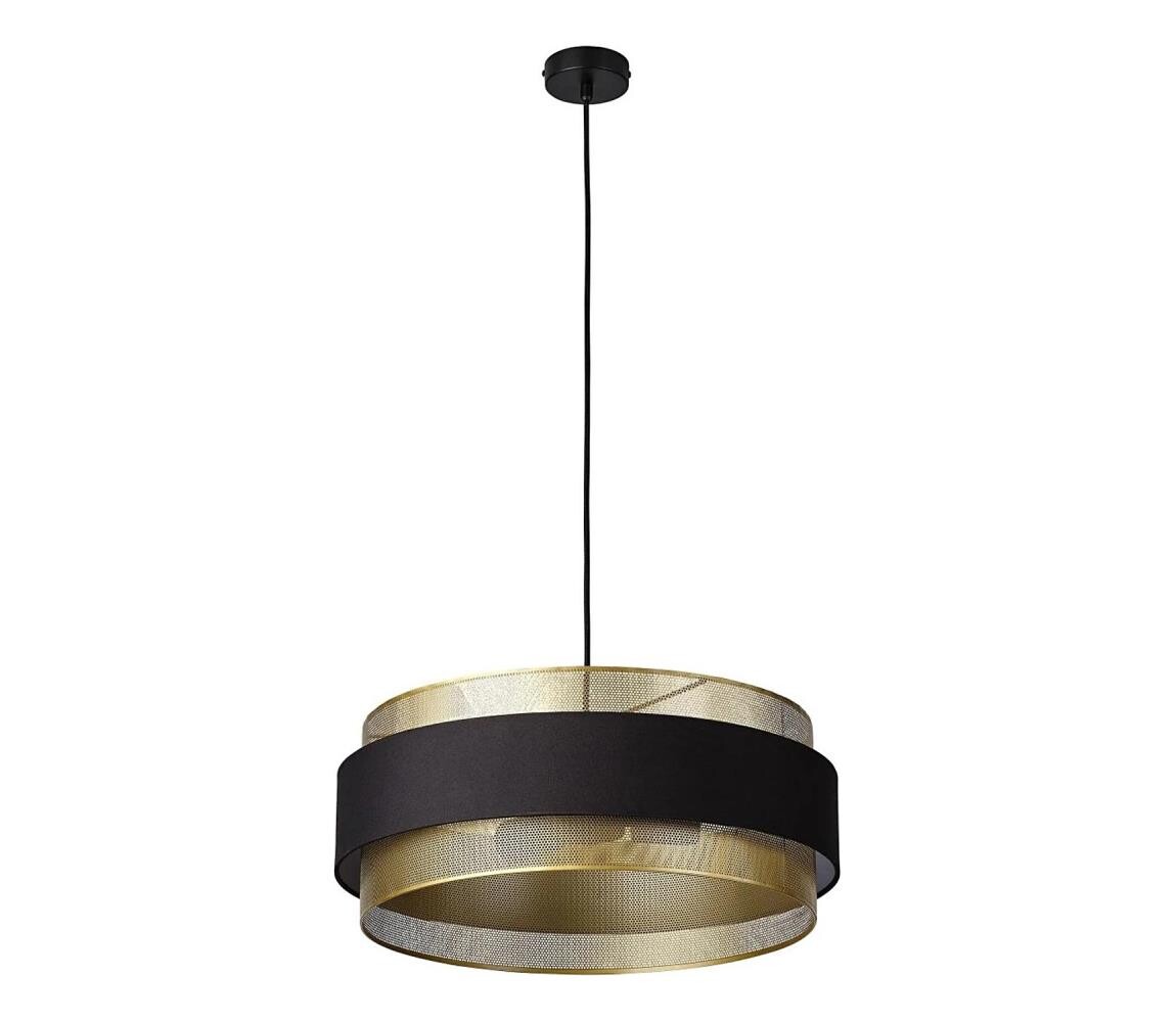 Osram - Lustr na lanku DECOR HORNET 3xE27/10W/230V pr. 50 cm černá/zlatá 4058075847866