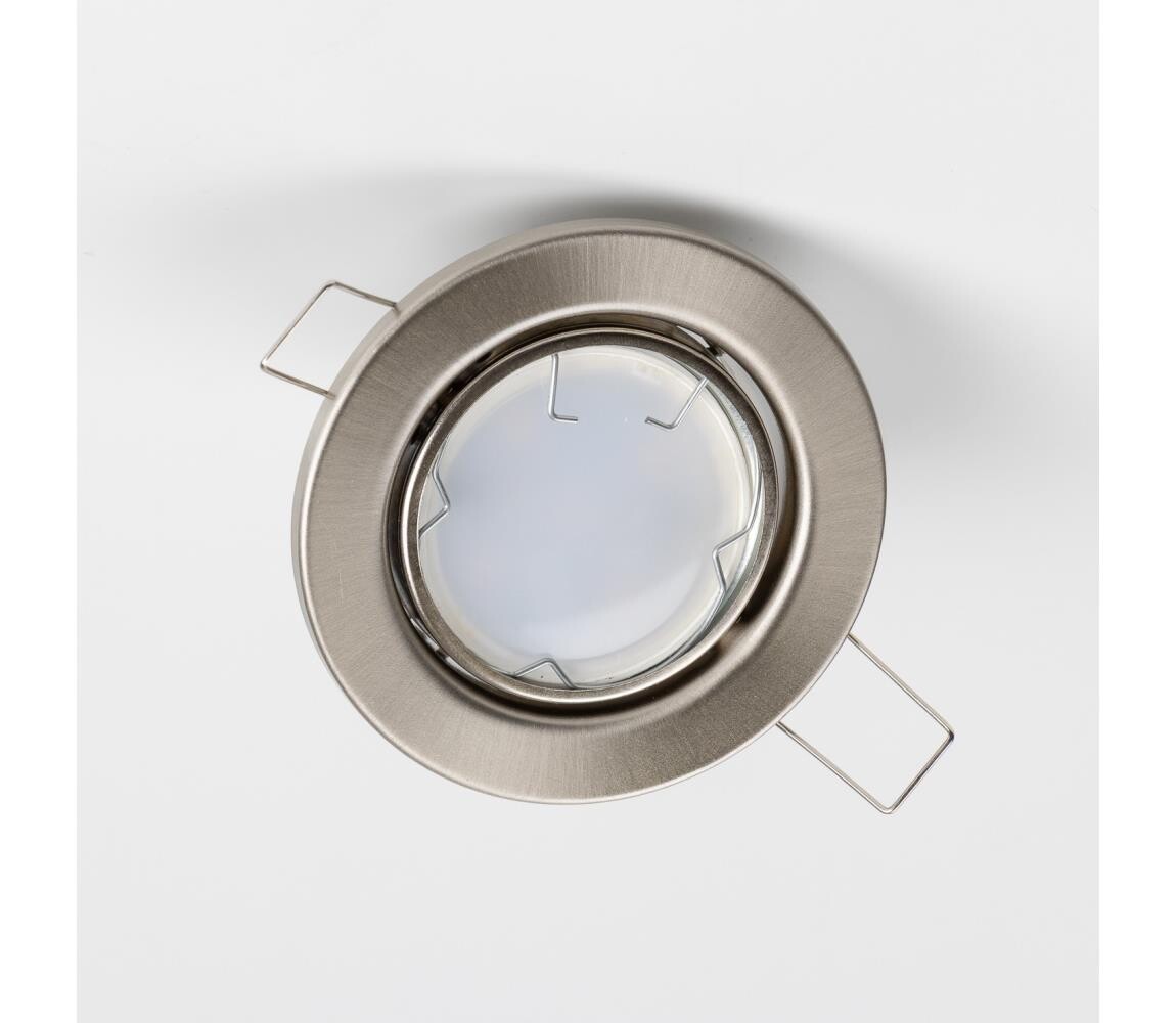 SADA 5x Koupelnové podhledové svítidlo 1xGU10/4W/230V IP23 matný chrom 9A21907