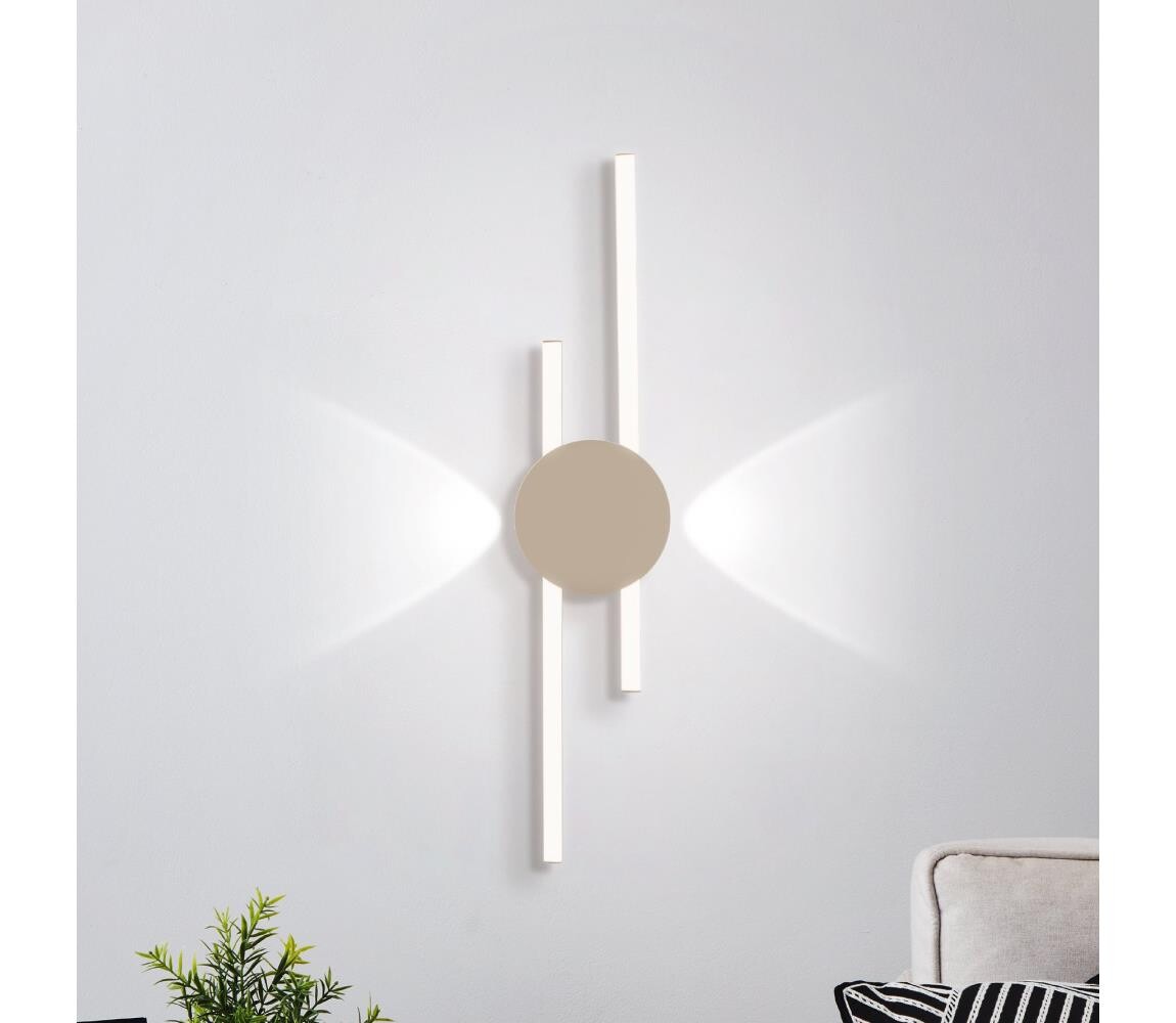 Eglo 902126 - LED Nástěnné svítidlo CELLO LED/20W/230V + LED/0,91W béžová 902126