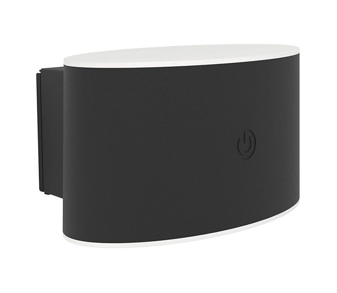 Eglo 75875 - LED Stm. ven. nást. svítidlo VALGIANO LED/5W/5V 2000 mAh IP44 černá 75875