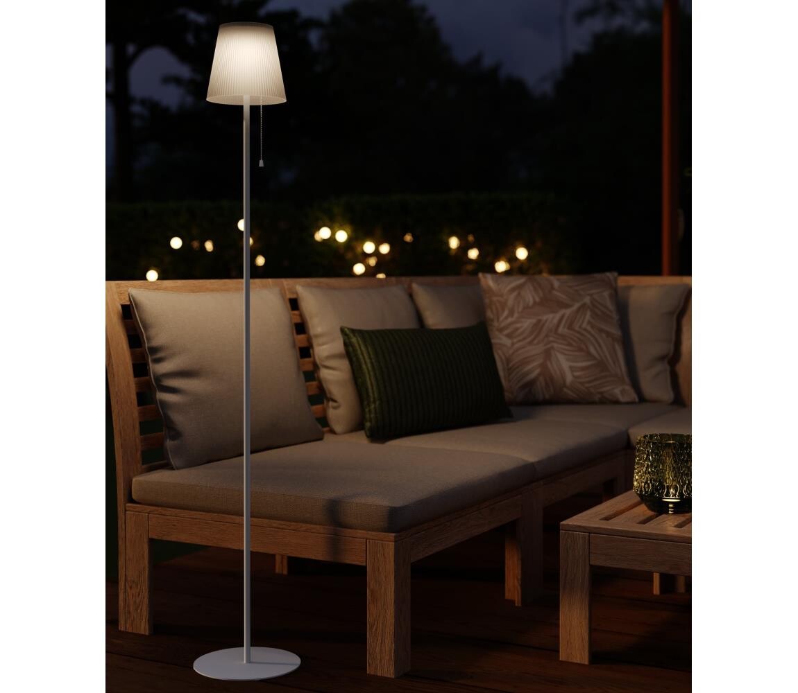 Eglo 901902 -LED Solární stojací lampa SCORDIANO LED/2,3W/3,7V 1800mAh IP44 bílá 901902
