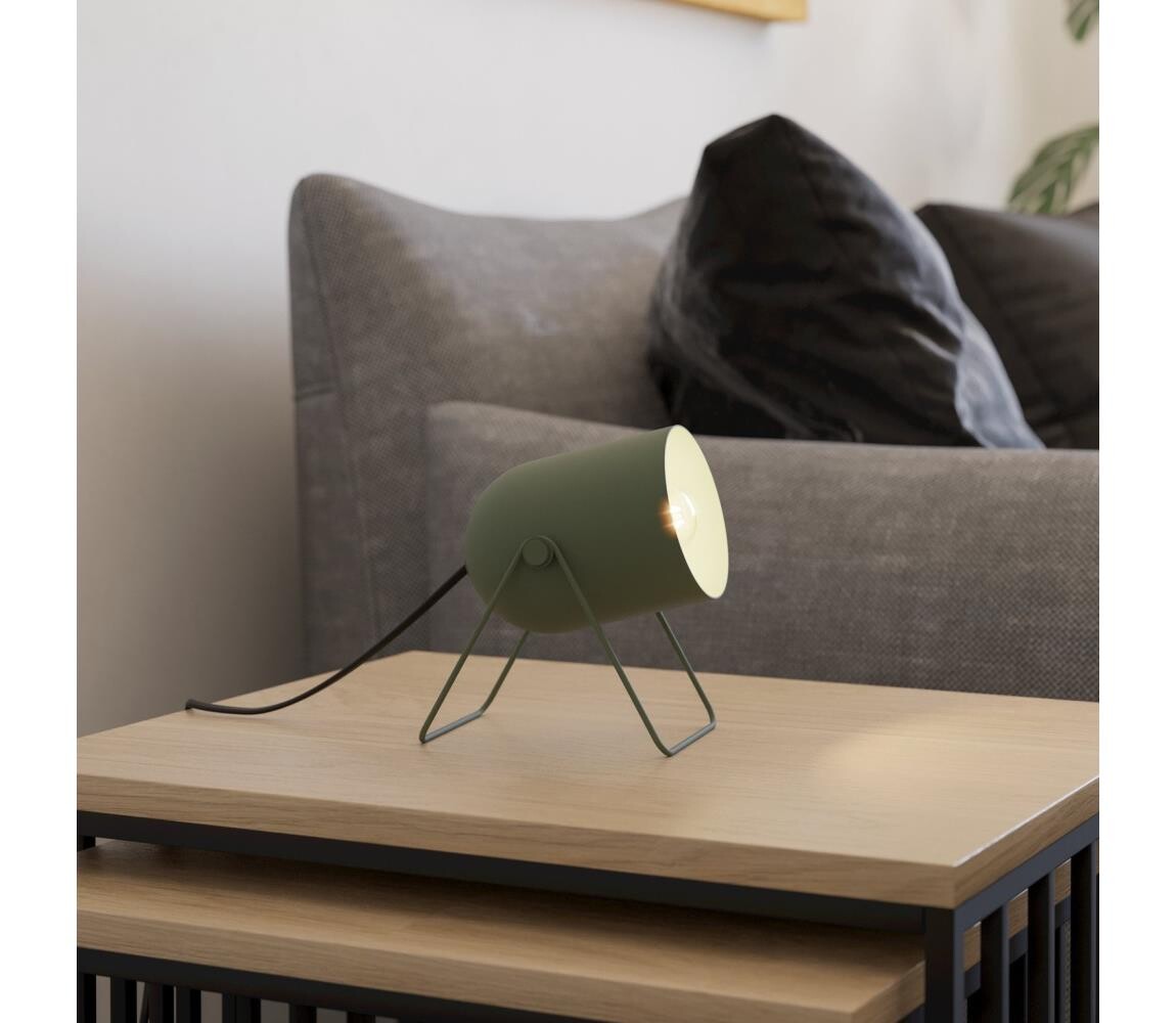 Eglo 44136 - Stolní lampa TILSTON 1xE14/8W/230V zelená 44136