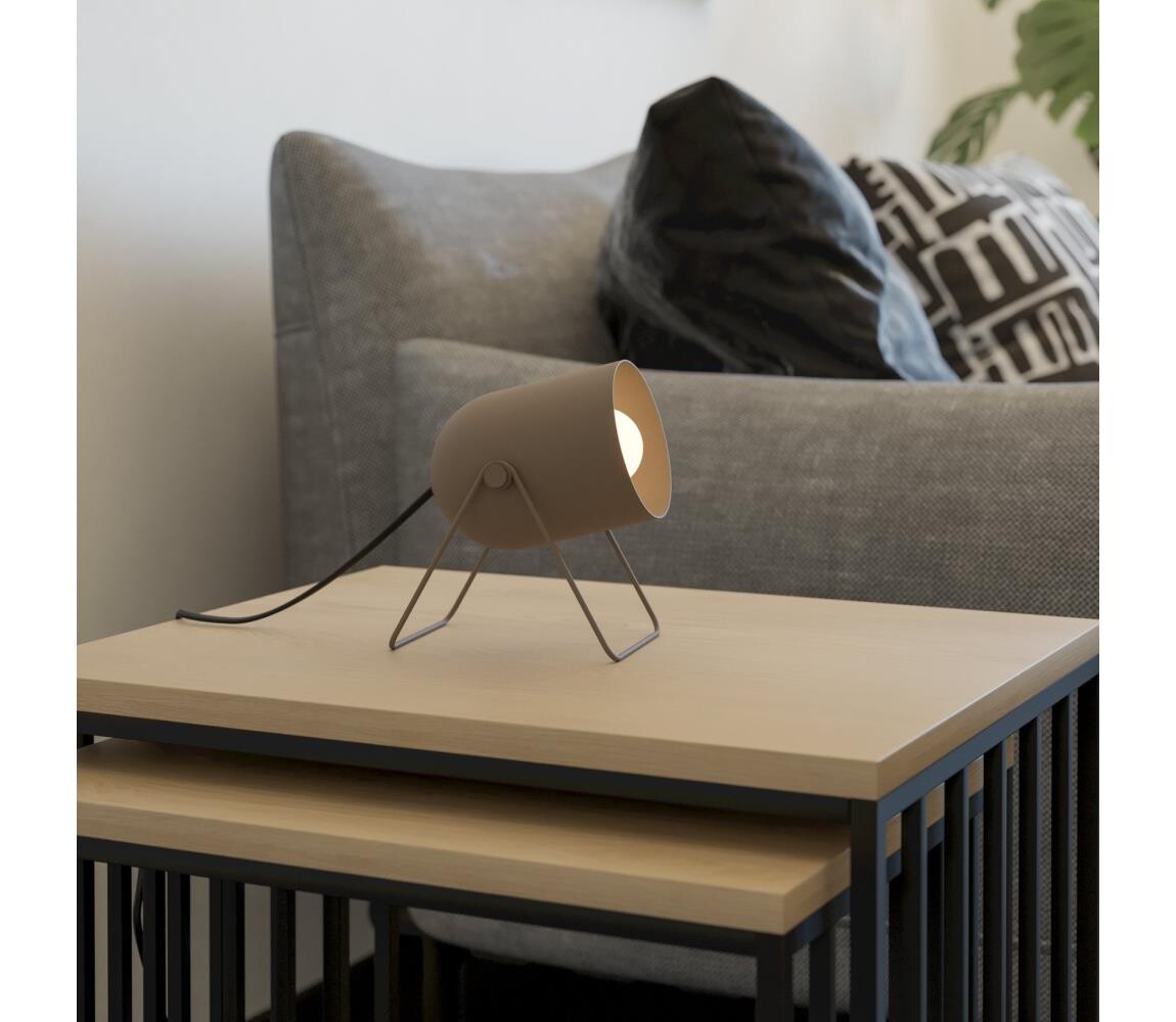 Eglo 44165 - Stolní lampa TILSTON 1xE14/8W/230V béžová 44165