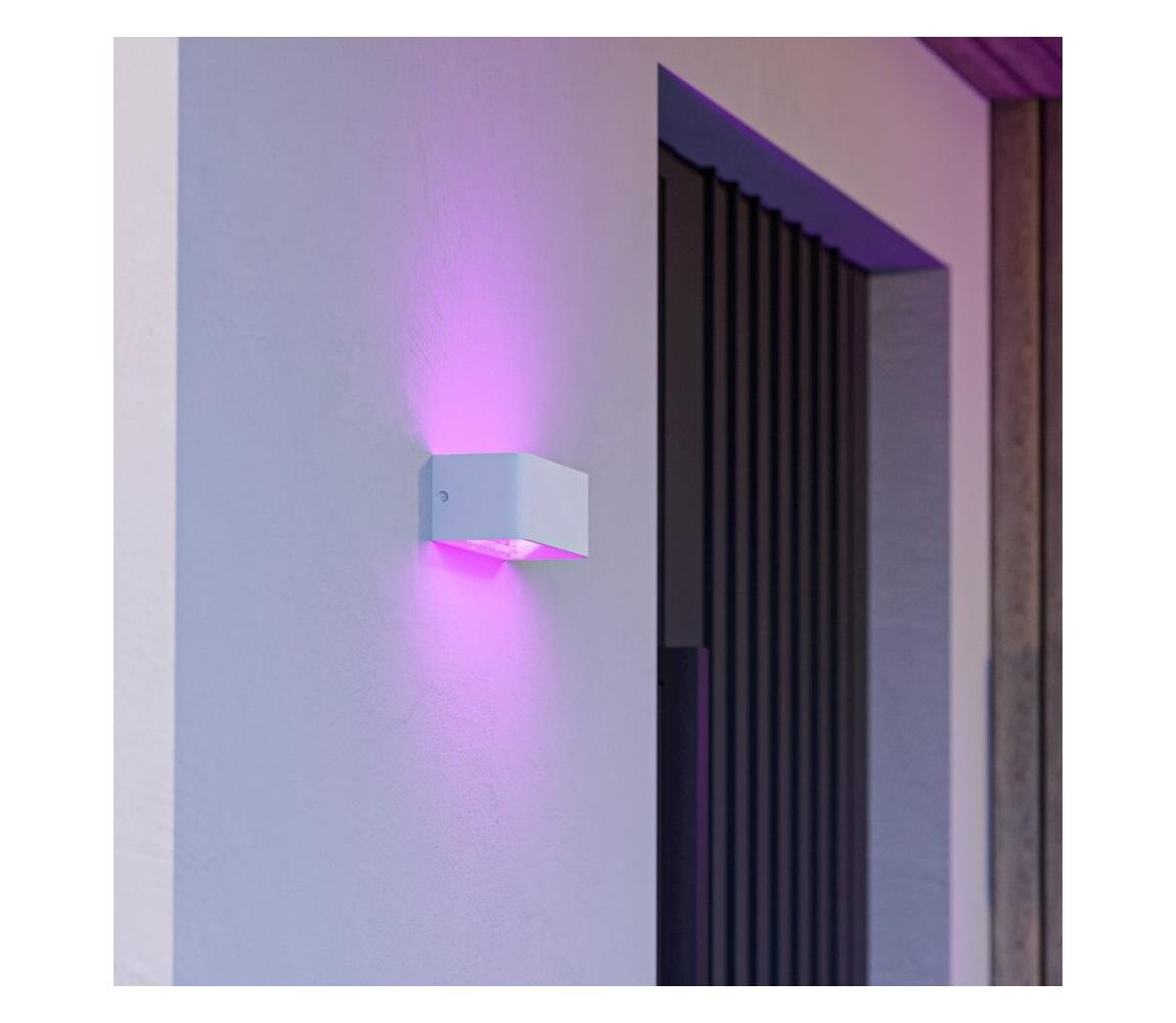 Eglo 901955 - LED RGBW Stm. venk. nást. svítidlo SANIA-Z LED/10W/230V IP55 bílá 901955