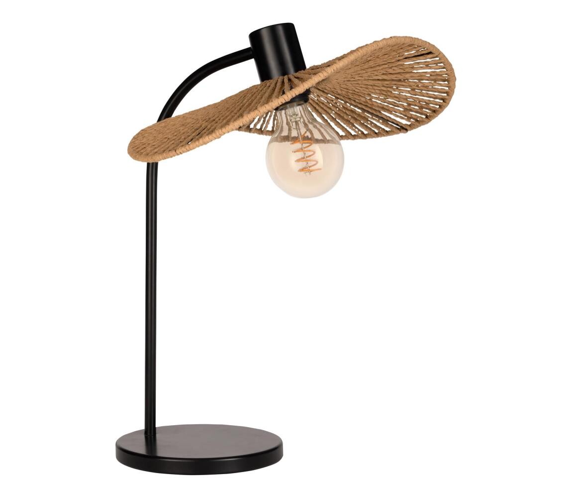 Eglo 31965 - Stolní lampa SIRUELA 1xE27/42W/230V hnědá/černá 31965