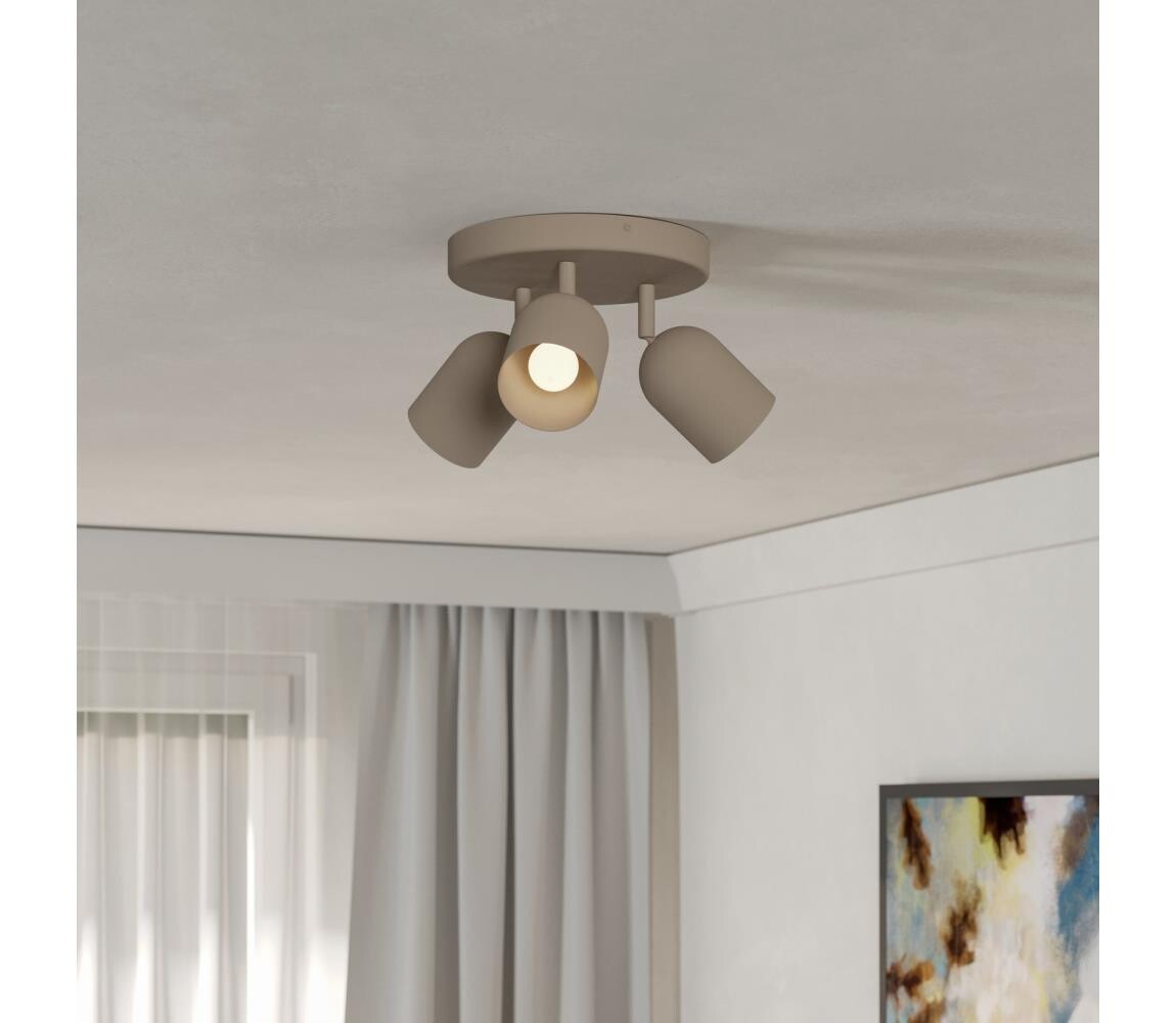 Eglo 44163 - Bodové svítidlo TILSTON 3xE14/40W/230V béžová 44163