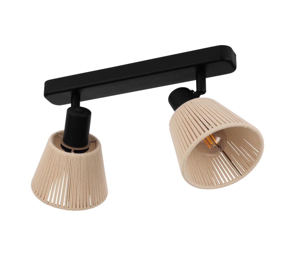 Eglo 44139 - Bodové svítidlo SEAGARD 2xE14/40W/230V béžová/černá 44139