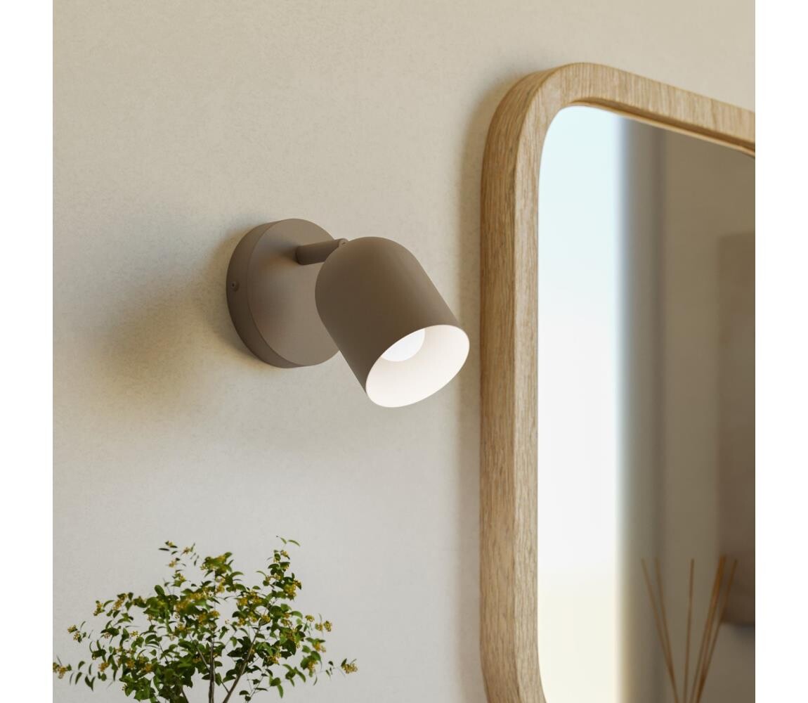 Eglo 44161 - Nástěnné bodové svítidlo TILSTON 1xE14/40W/230V béžová 44161