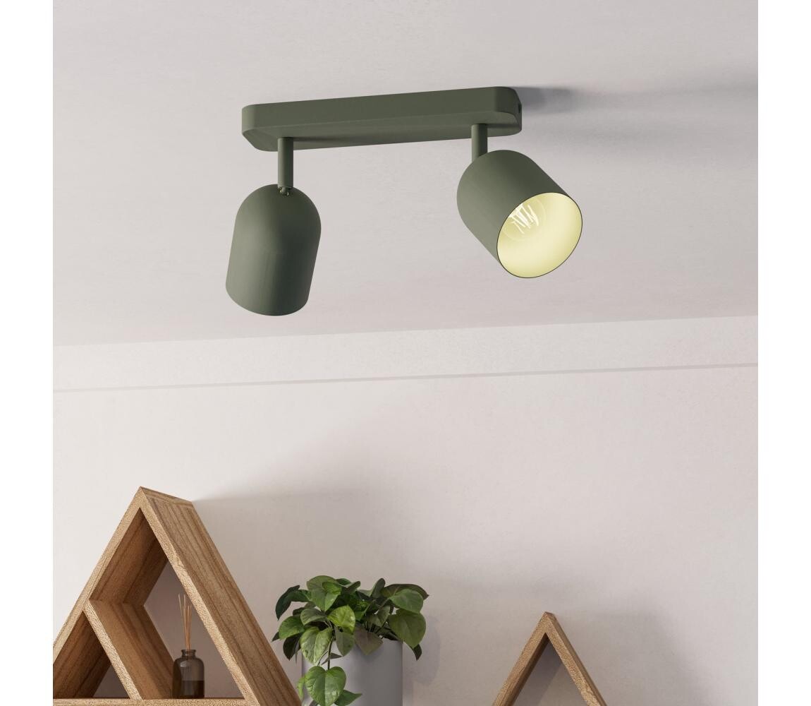Eglo 44133 - Bodové svítidlo TILSTON 2xE14/40W/230V zelená 44133