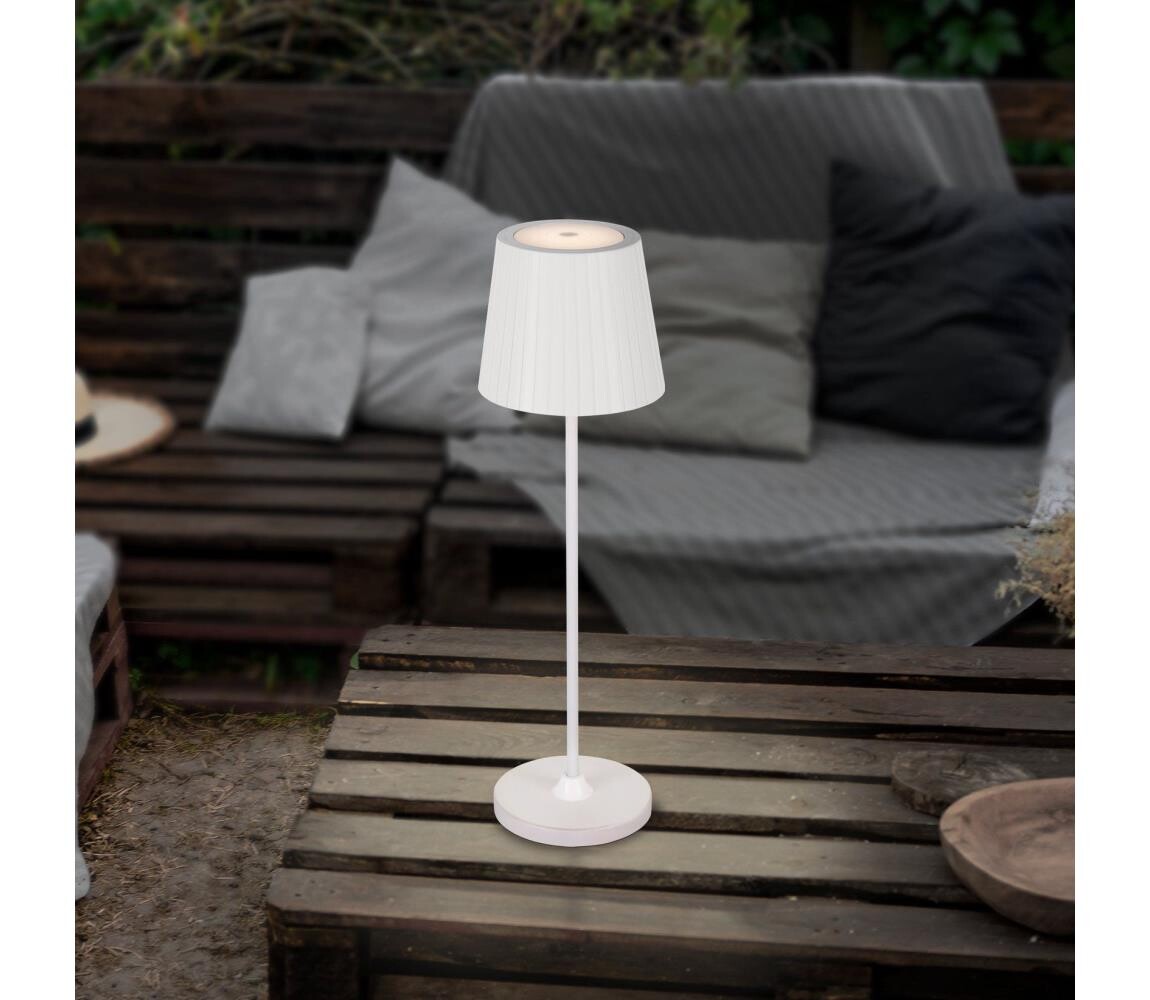 Eglo 75793 - LED Stm. venk. stolní lampa CABOZO LED/3,8W/5V 2000 mAh IP44 bílá 75793