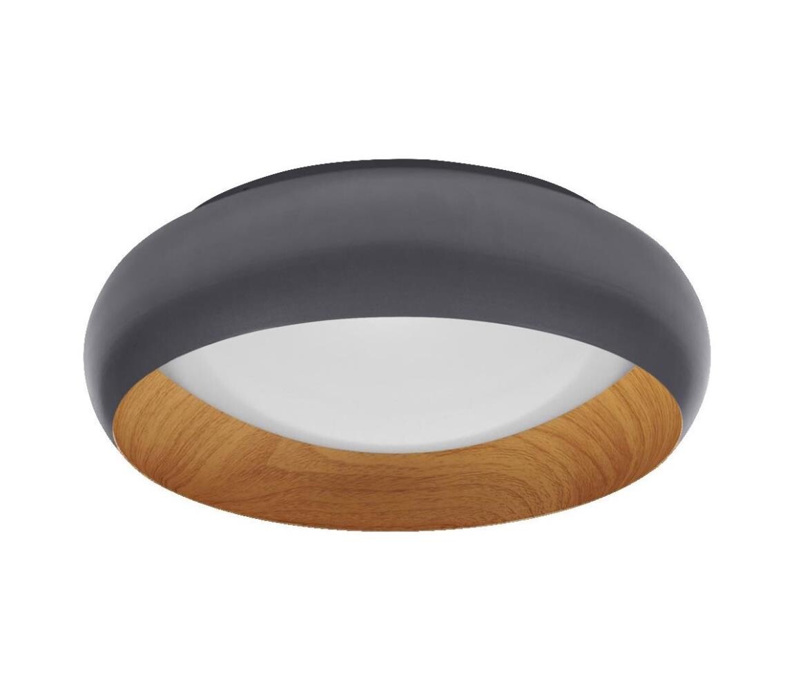 Osram-LED Stm stropní svítidlo ORBIS LIVIA LED/16W/230V pr. 30 cm antracit/hnědá 4099854448188