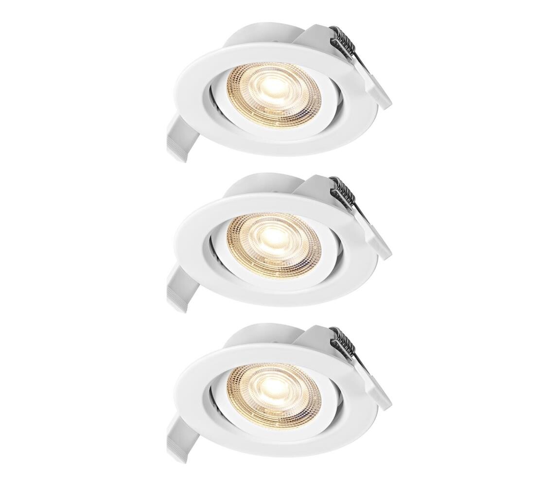 Osram - SADA 3x LED Podhledové svítidlo SPOT LED/4,9W/230V 2700K bílá 4099854445842