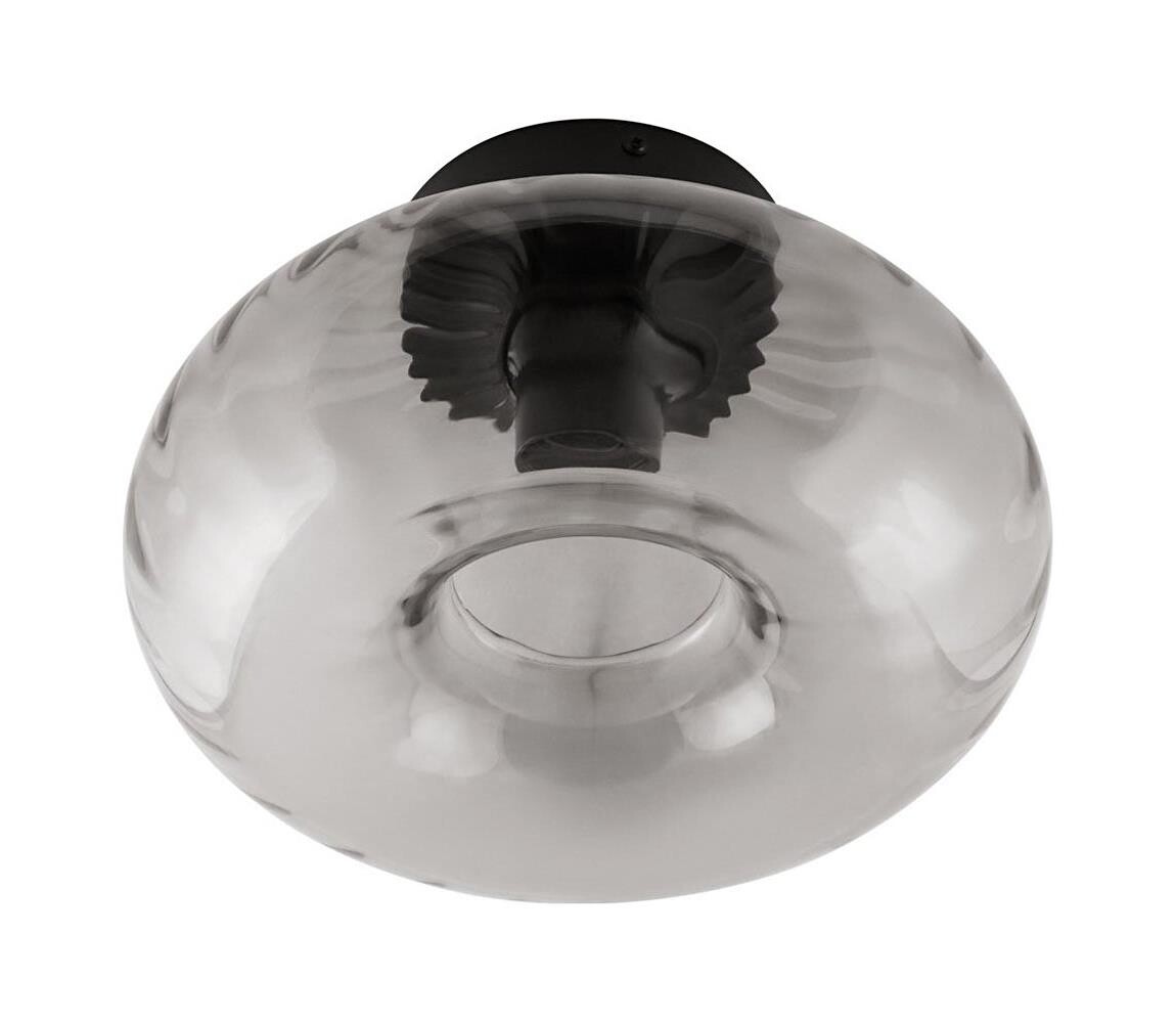 Osram - Stropní svítidlo DECOR SMOKE 1xE27/12W/230V pr.28 cm černá/kouřová šedá 4058075850026