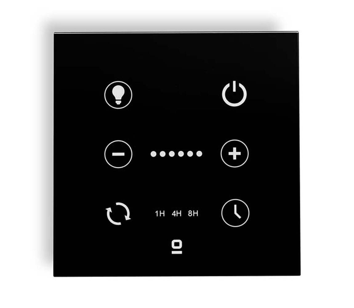 FARO Barcelona FARO 33988 - Nástěnný dotykový ovladač pro stropní látory 230V černá 33988